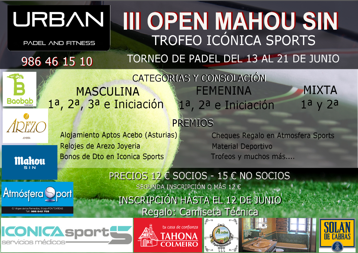 torneo padel iconica sports vigo