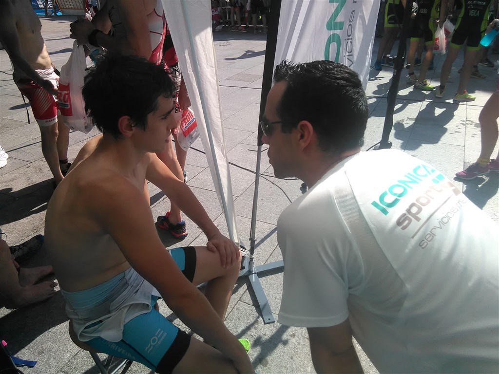 clinica iconica sports biomecanica en triatlon porriño