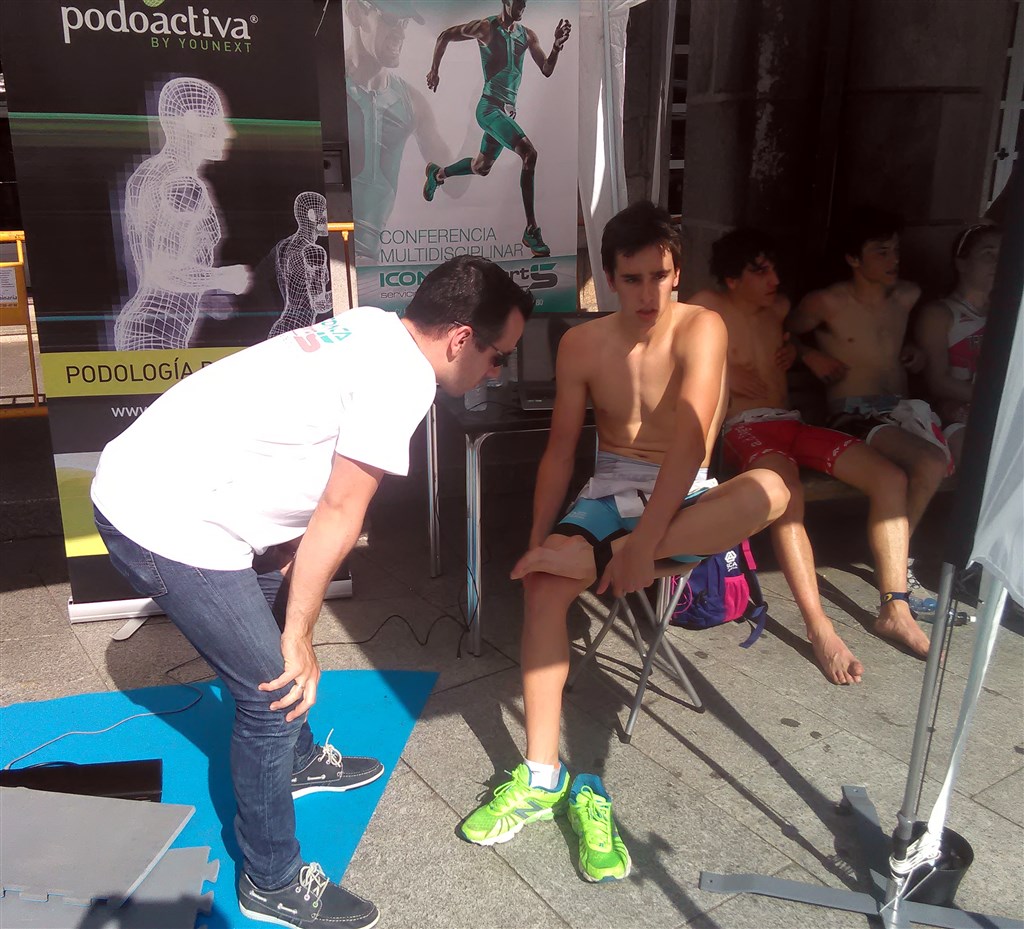 clinica iconica sports biomecanica en triatlon porriño